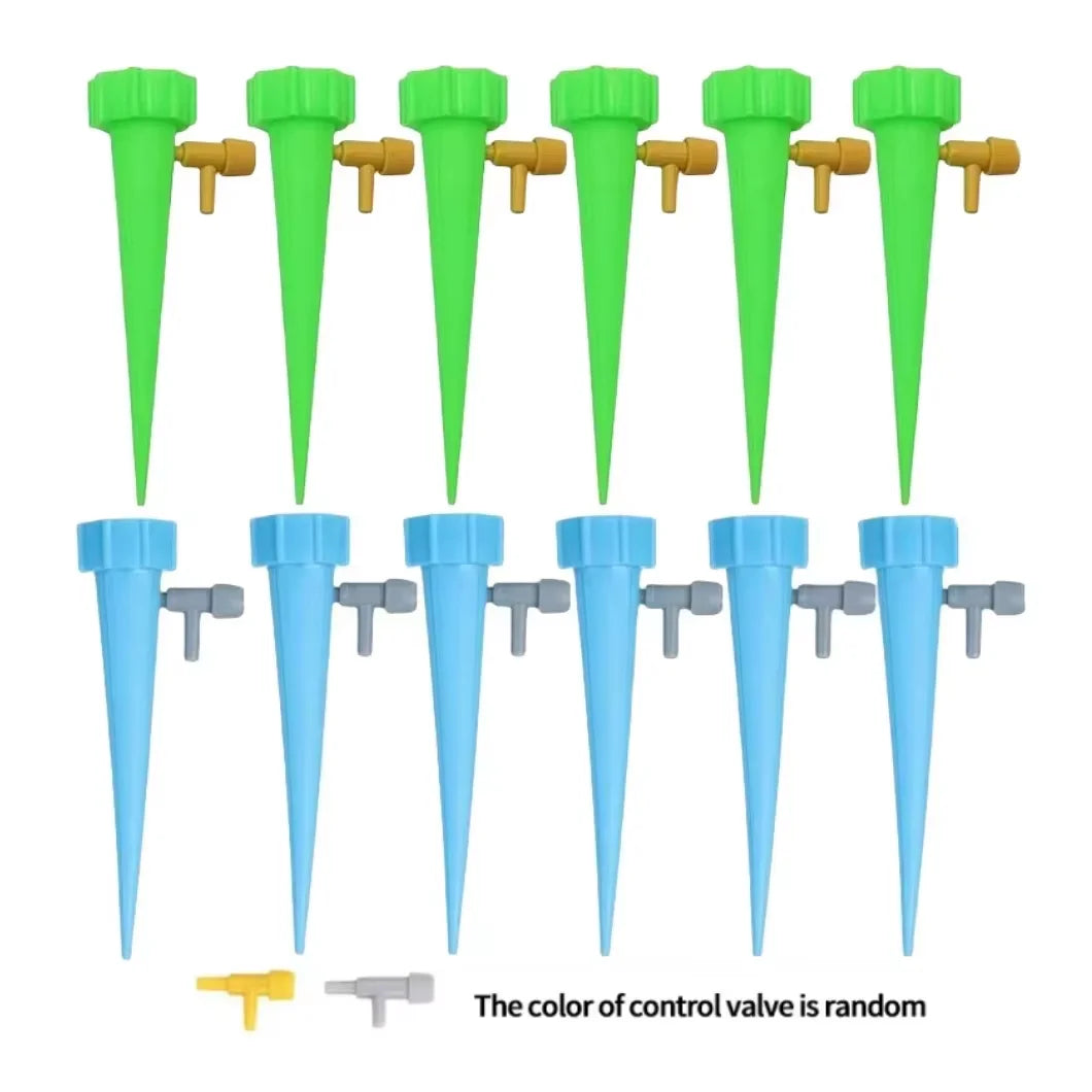 12Pcs  Creative Indoor Plant Watering Device Self-Watering Kits Automatic  Plant Garden Gadgets Waterers Drip Irrigation