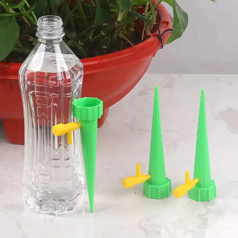 12Pcs  Creative Indoor Plant Watering Device Self-Watering Kits Automatic  Plant Garden Gadgets Waterers Drip Irrigation