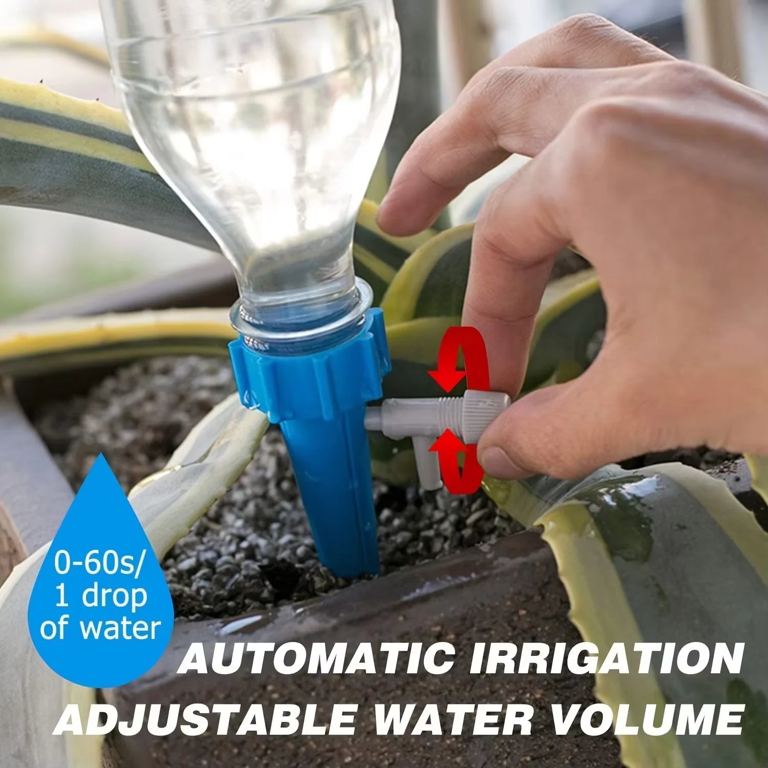 12Pcs  Creative Indoor Plant Watering Device Self-Watering Kits Automatic  Plant Garden Gadgets Waterers Drip Irrigation